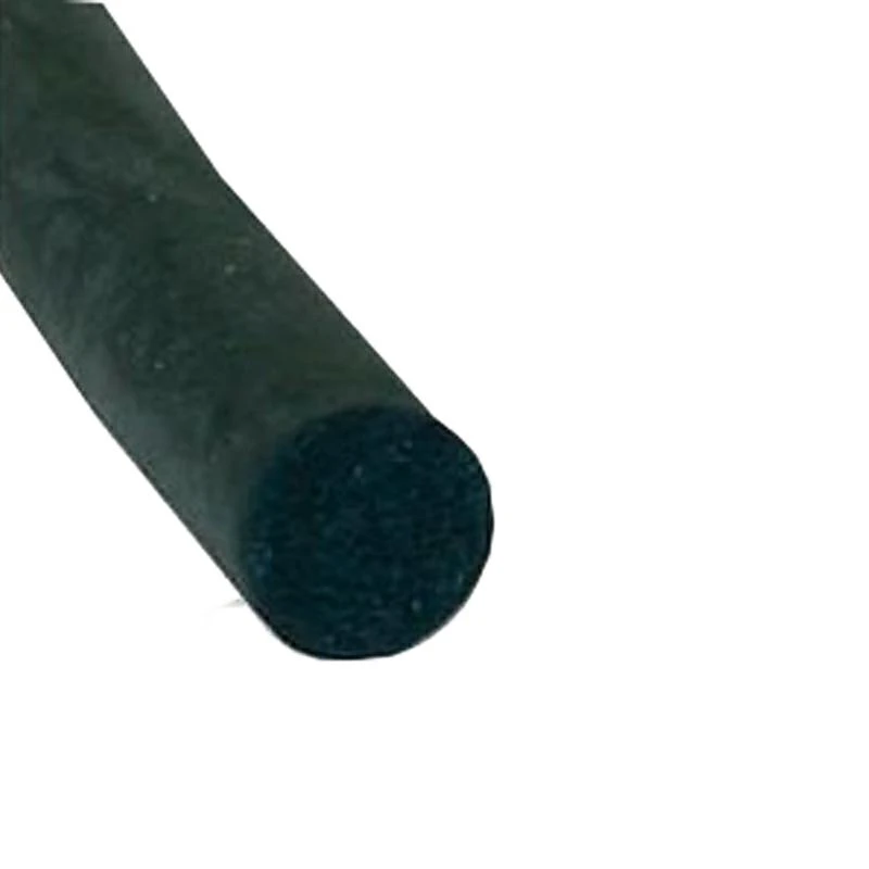 FOAM RUBBER PROFILE  10 mm BLACK