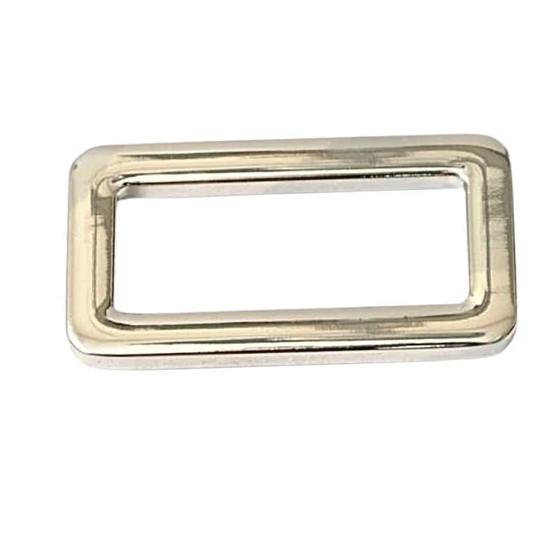 ZAMAK RECTANGULAR RING 40 mm IN VARIOUS COLOURS 