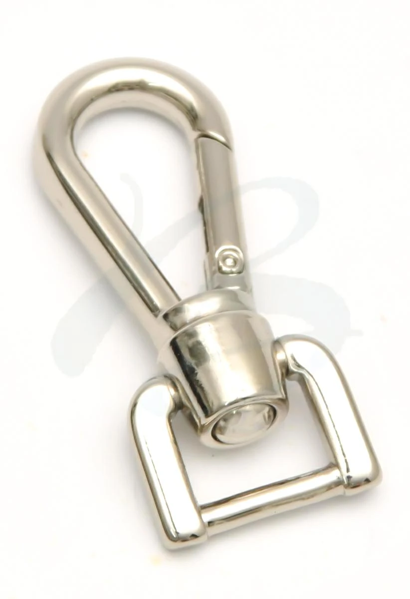 ZAMAK SNAP HOOK WITH RECTANGULAR RING IN VARIOUS COLOURS AND SIZES