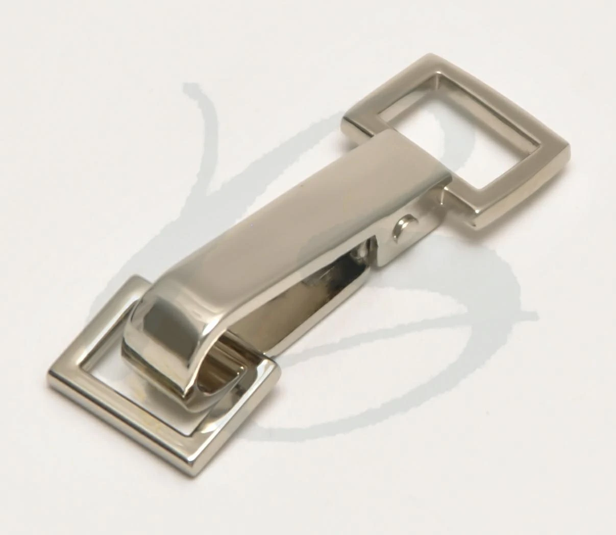 ZAMAK SNAP HOOK WITH RECTANGULAR RING 10mm IN VARIOUS COLOURS