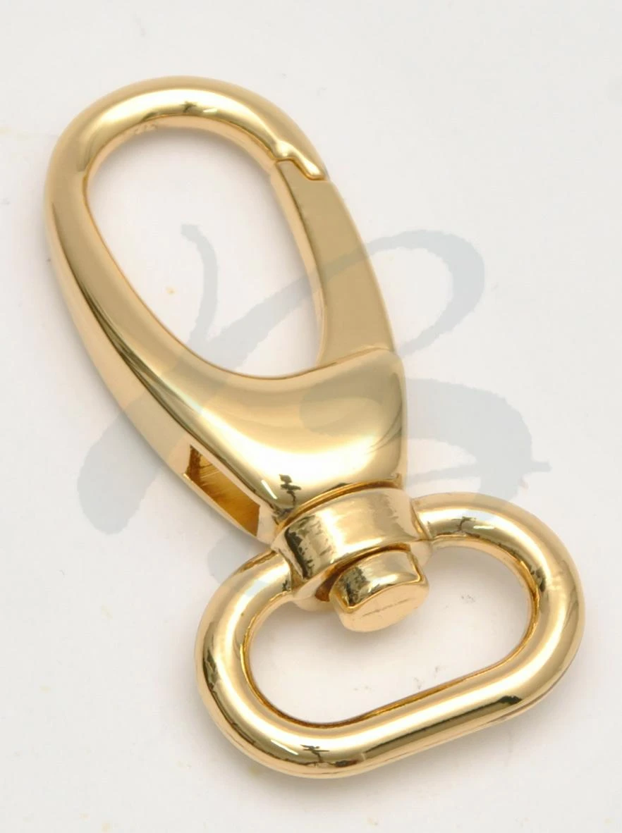 ZAMAK SNAP HOOK WITH OVAL RING IN VARIOUS COLOURS AND SIZES