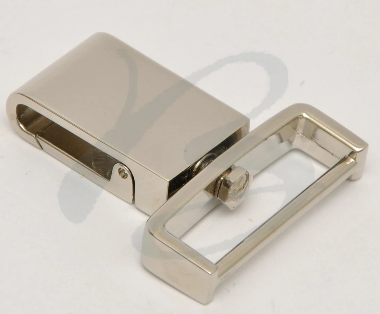 ZAMAK SNAP HOOK WITH RECTANGULAR RING 40 mm IN VARIOUS COLOURS