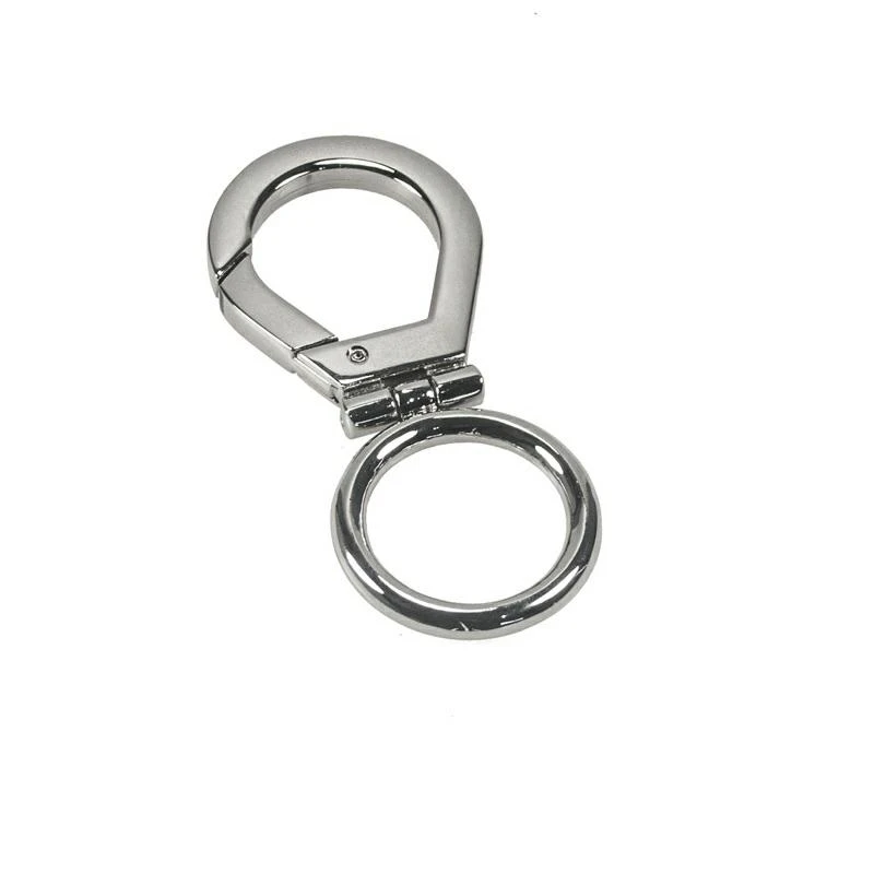 ZAMAK SNAP HOOK WITH ROUND RING 30 mm IN VARIOUS COLOURS