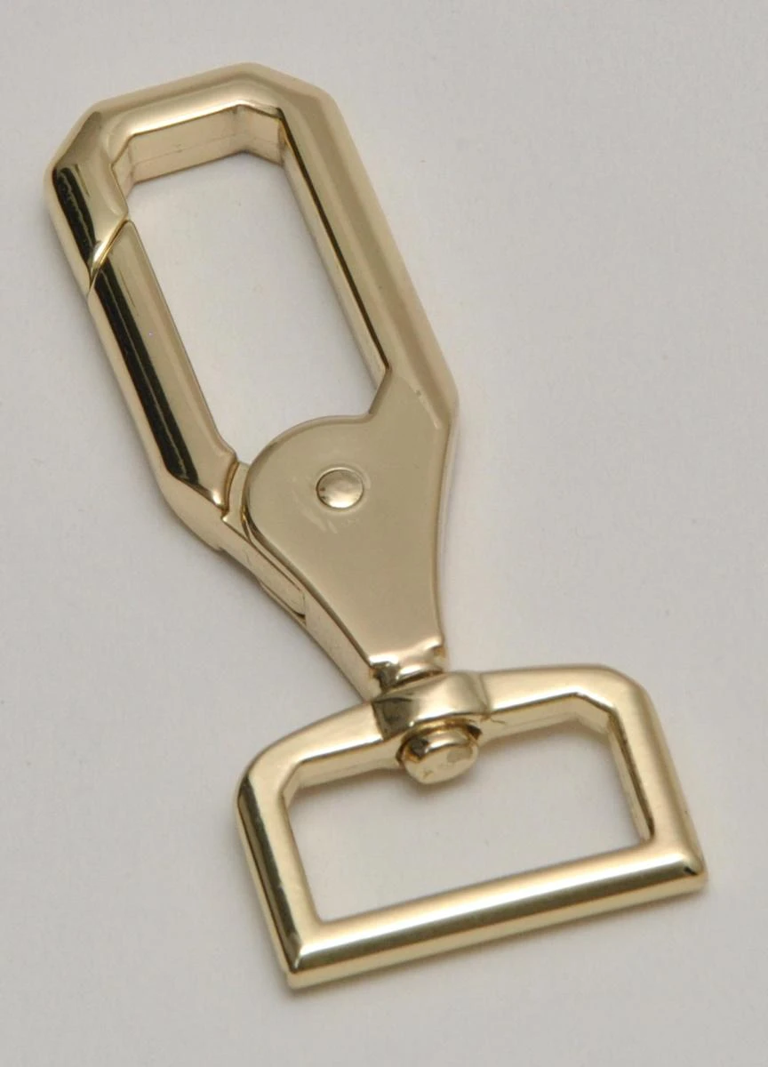 ZAMAK SNAP HOOK WITH RECTANGULAR RING  20 mm IN VARIOUS COLOURS