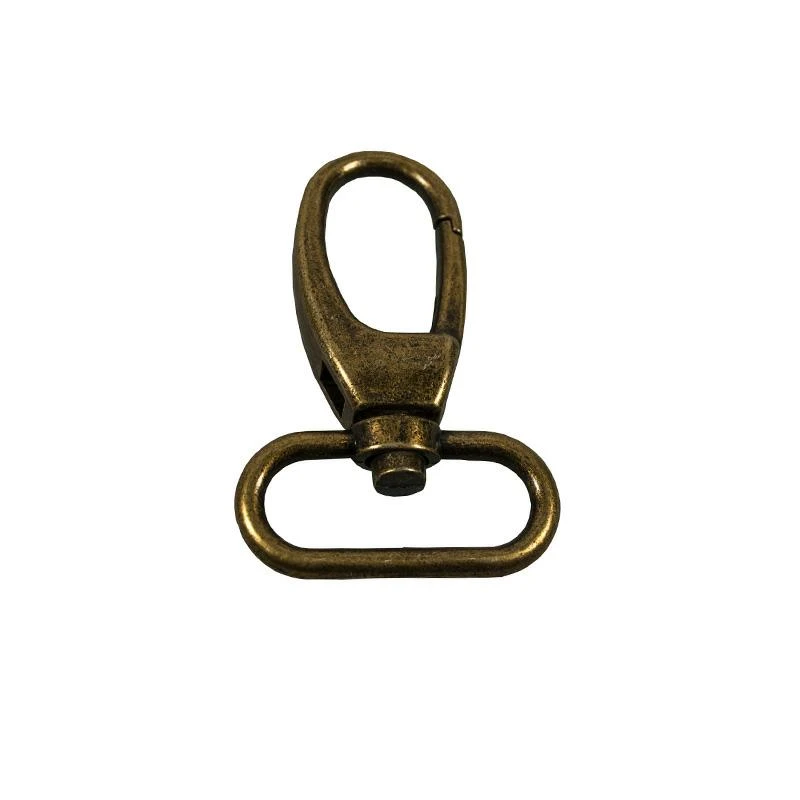 ZAMAK SNAP HOOK WITH OVAL RING 30 mm IN VARIOUS COLOURS