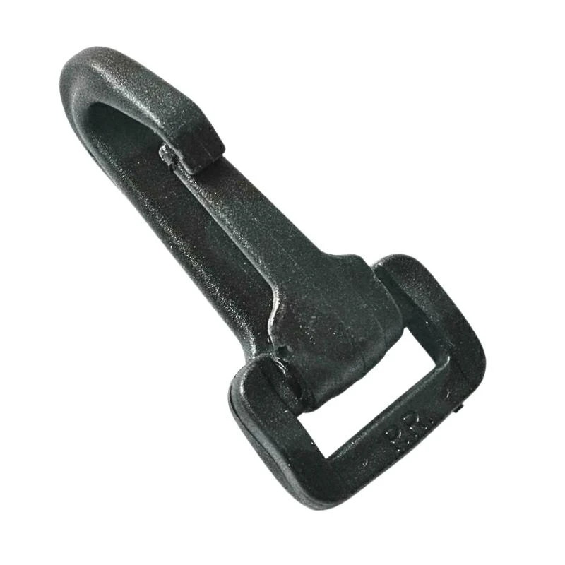 PLASTIC SNAP HOOK WITH RECTANGULAR RING 20 mm IN VARIOUS COLOURS