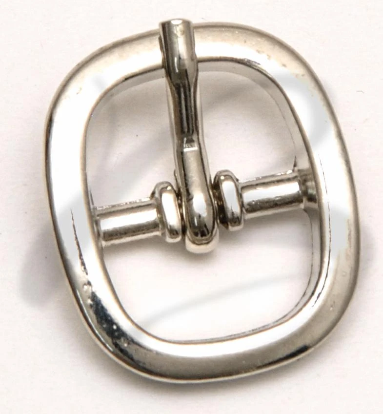 ZAMAK OVAL CENTER BAR BUCKLE VARIOUS SIZES AND COLOURS 