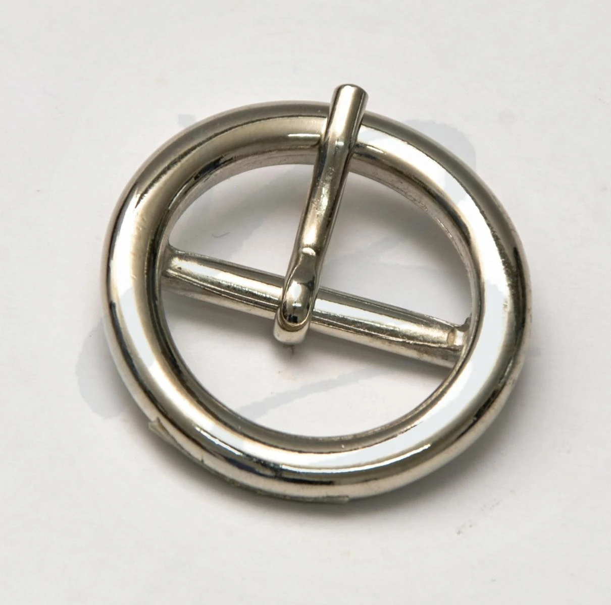 ZAMAK ROUND BUCKLE 25 mm IN VARIOUS COLOURS 