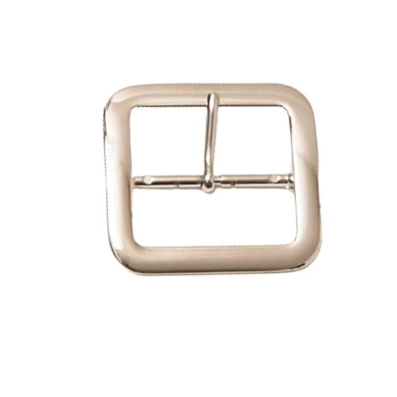 SOLID BRASS RECTANGULAR BUCKLE 