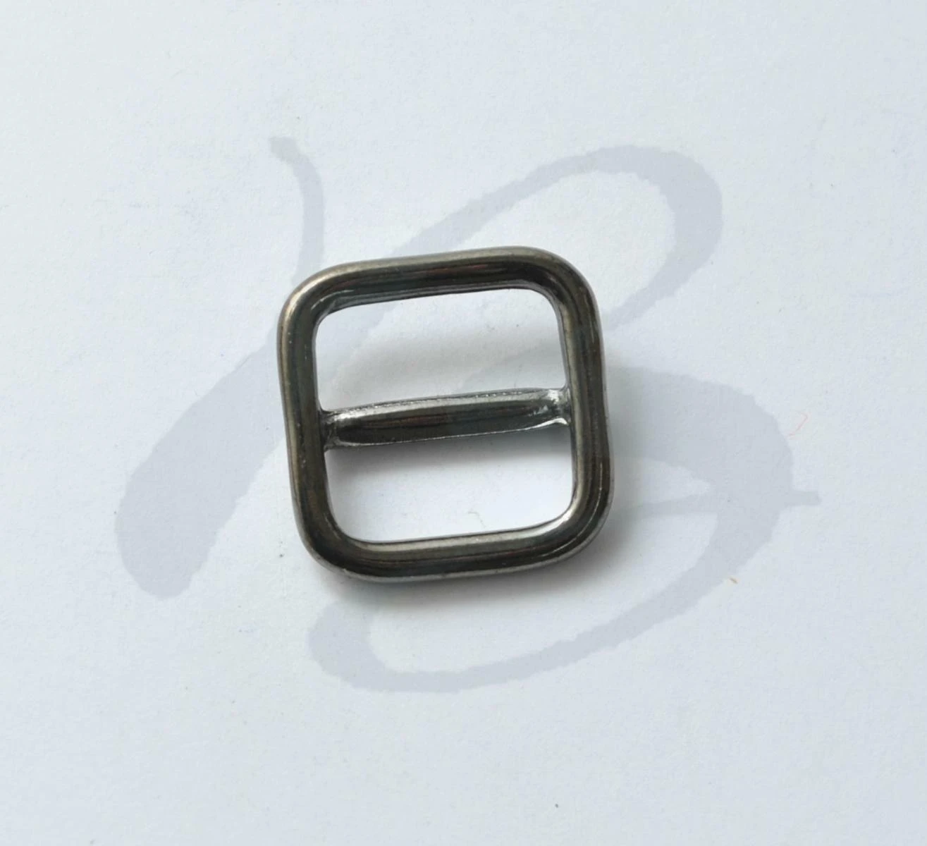 ZAMAK SLIDING BUCKLE 15mm VARIOUS COLOURS 