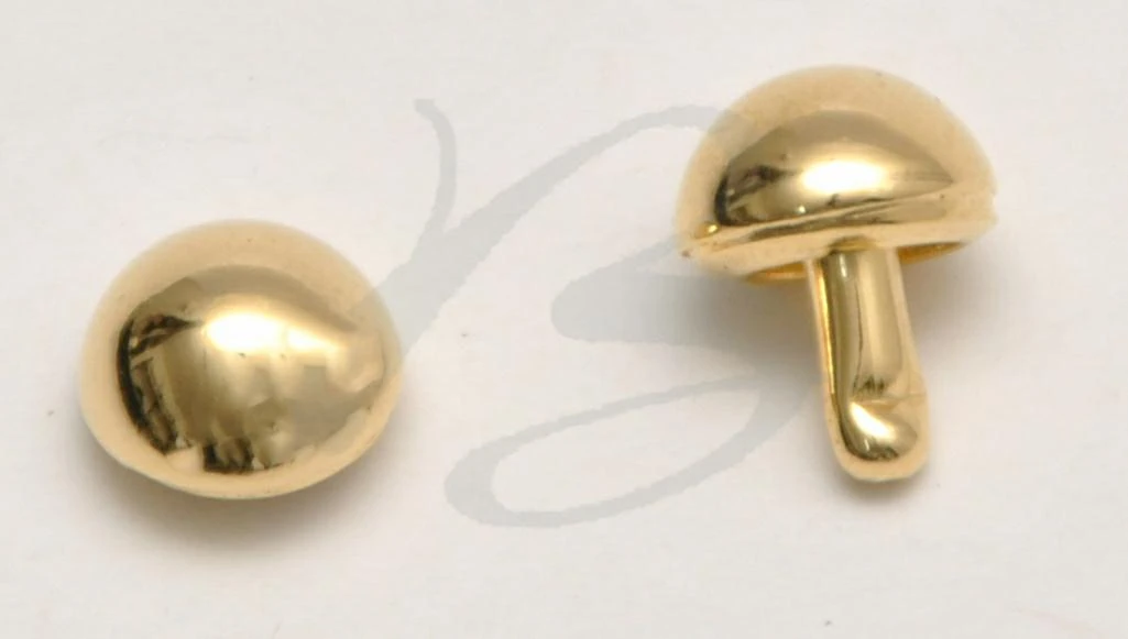 ZAMAK 1/2 SPHERE STUD WEIGHT 20 mm X HEIGHT -- mm VARIOUS CO LOURS