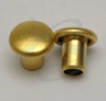 BRASS CAPPED SHANK 5.6 mm IN VARIOUS LENGHT AND COLOURS 