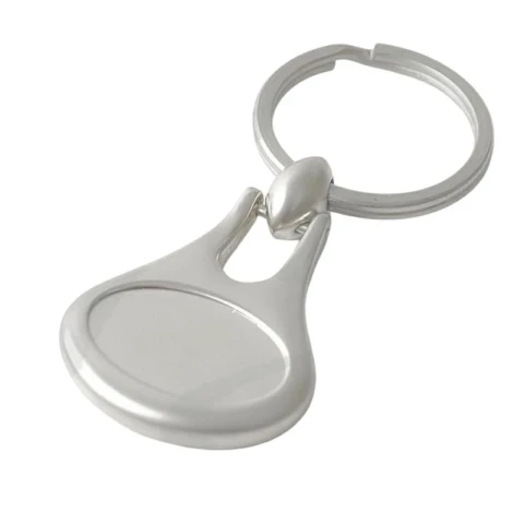 ZAMAK KEY RING NICKEL 