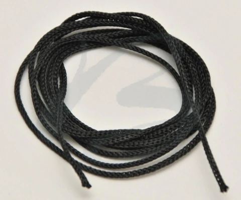 CORDONE NYLON DA 1 MM COLORE NERO