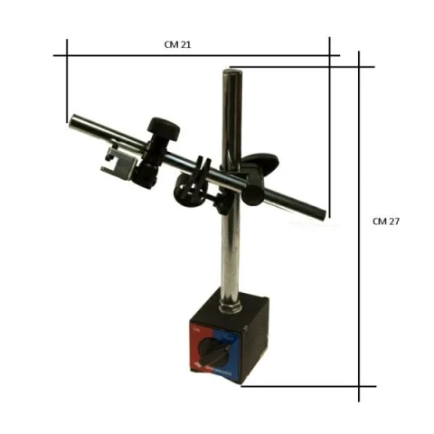 ASTA PORTA SPESSIMETRO CON BASE MAGNETICA