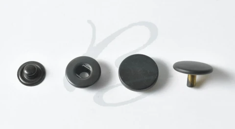 IRON SNAP FASTENER  14 mm GUNMETAL 