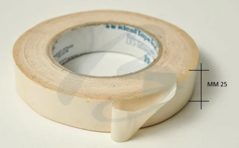 DOUBLE SIDED TAPE  25 mm TRANSPARENT 