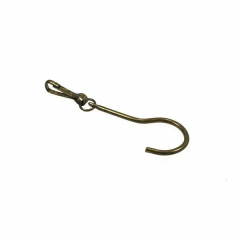 IRON HOOK ANTIQUE BRASS 