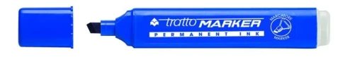 PENNARELLO TRATTO MARKER BLU PUNTA A SCAPPELLO