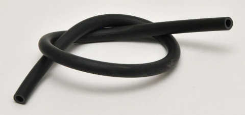 HOLLOW PVC TUBE  7  mm BLACK 