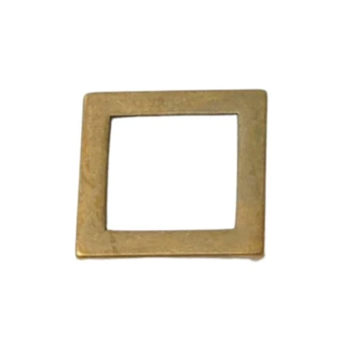 ZAMAK RECTANGULAR RING 20x20 mm IN VARIOUS COLOURS 