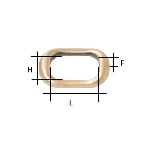 ZAMAK SQUARE RING 