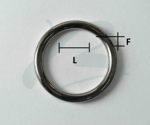 ZAMAK ROUND RING IN VARIOUS SIZES AND COLOURS 