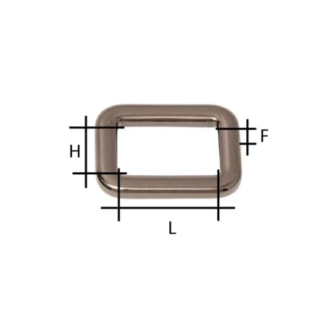 ZAMAK RECTANGULAR RING 