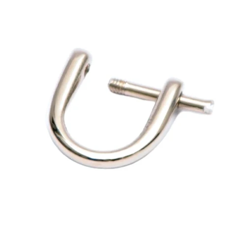 ZAMAK "D"RING WITH PIN WIDTH 10 mm X HEIGHT 10 mm SQUARE .WIRE THICKNESS 2 mm VA