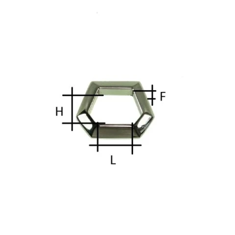 ZAMAK HEXAGONAL RING 