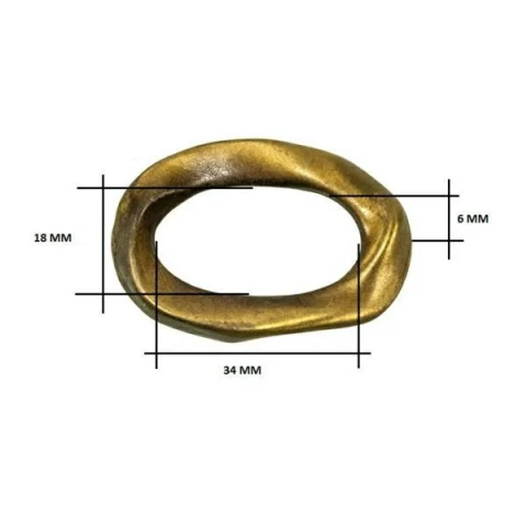 ZAMAK OVAL RING 