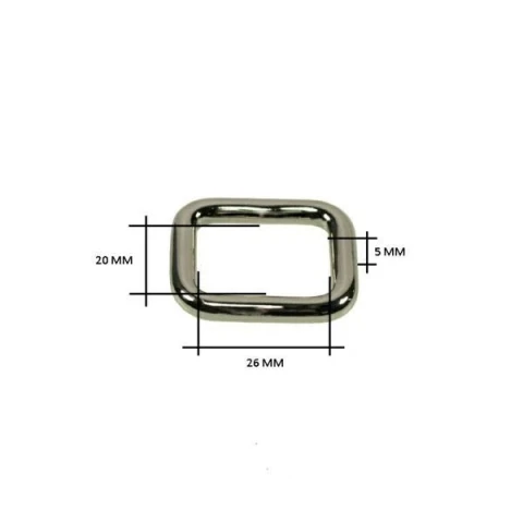 ZAMAK RECTANGULAR RING 