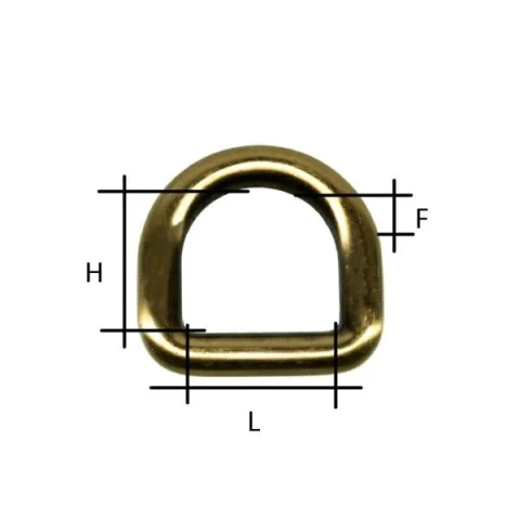 ZAMAK " D" RING 