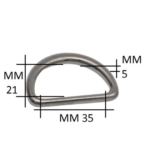 ZAMAK " D" RING 