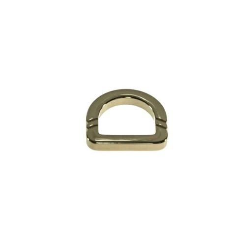 BRASS "D" RING IN VARIOUS COLOURS AND SIZES 