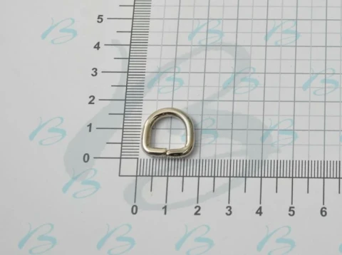 IRON "D" RING IN VARIOUS COLOURS AND SIZES 