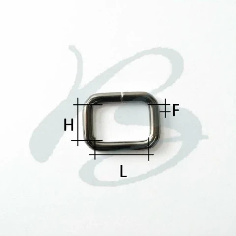 IRON RECTANGULAR RING IN VARIOUS COLOURS AND SIZES 