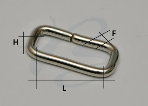 IRON RECTANGULAR RING IN VARIOUS COLORS AND SIZES 