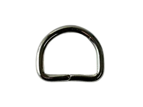 IRON "D" RING IN VARIOUS COLOURS AND SIZES 