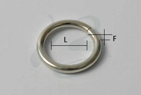 IRON ROUND RING IN VARIOUS COLOURS AND SIZES 