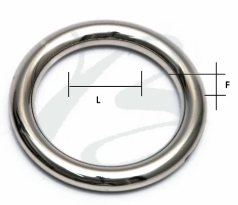 IROND ROUND EMPTY RING THICKNESS 8 mm IN VARIOUS SIZES AND C OLOURS