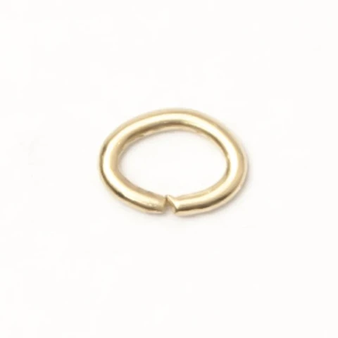 IRON OVAL RING 5x3 mm THICKNESS 0.8 mm 