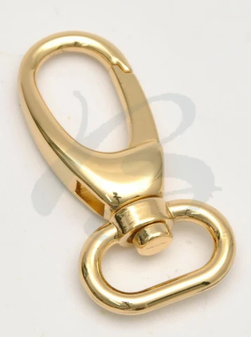 ZAMAK SNAP HOOK WITH OVAL RING IN VARIOUS COLOURS AND SIZES