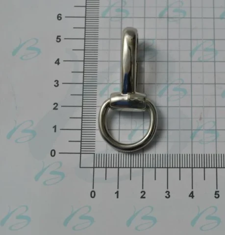 ZAMAK SNAP HOOK WITH "D"RING 20 mm IN VARIOUS COLOURS