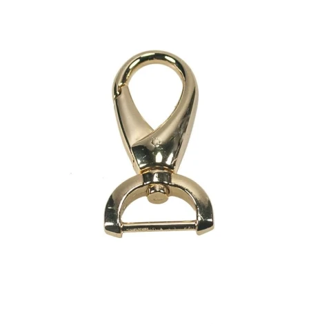 ZAMAK SNAP HOOK WITH "D" RING 20 mm IN VARIOUS COLOURS