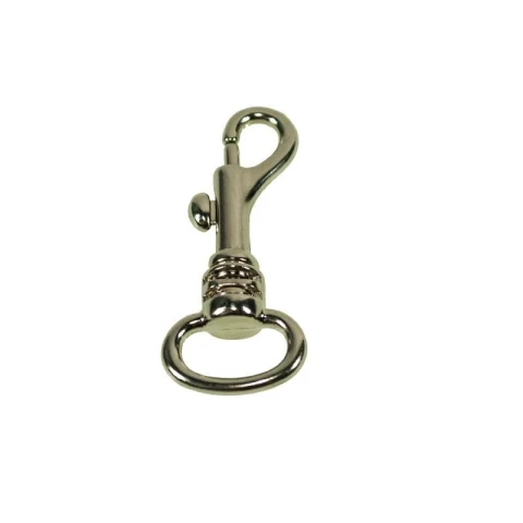 ZAMAK SNAP HOOK WITH OVAL RING IN VARIOUS COLOURS