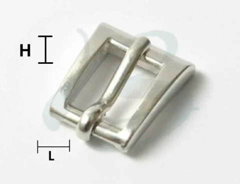 ZAMAK RECTANGULAR BUCKLE  VARIOUS SIZES AND COLOURS