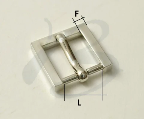 ZAMAK SQUARE BUCKLE VARIOUS SIZES AND COLOURS