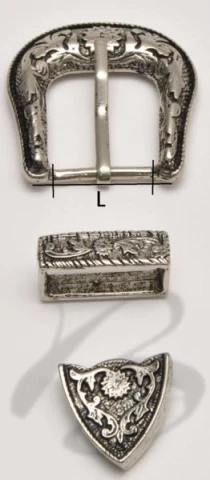 ZAMAK D-BUCKLE SET