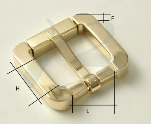 ZAMAK BUCKLE --mm VARIOUS COLOURS 